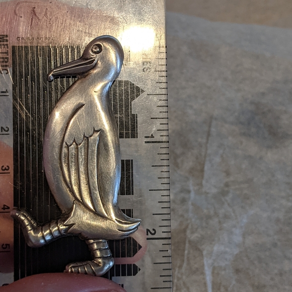 Antique Sterling Duck Lapel pin Collectors item! - Picture 3 of 11